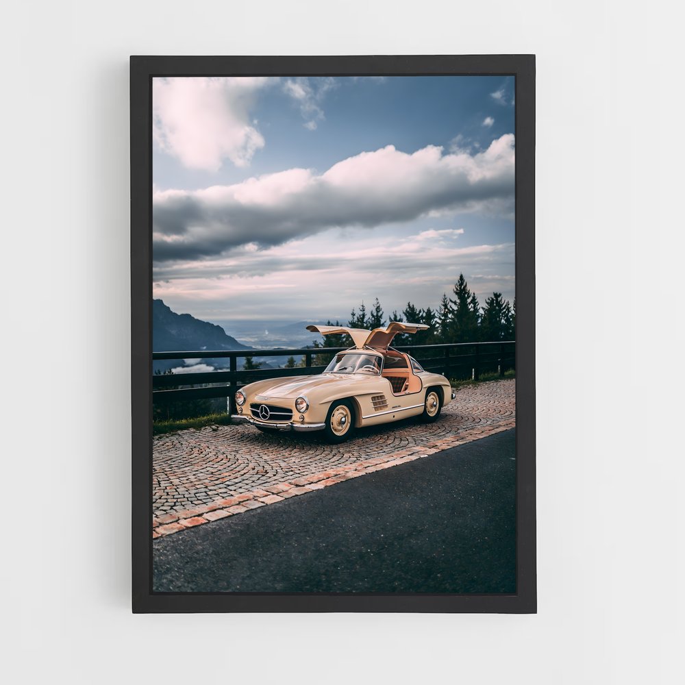 Poster Route Élégante – affiche Mercedes (vue 2)